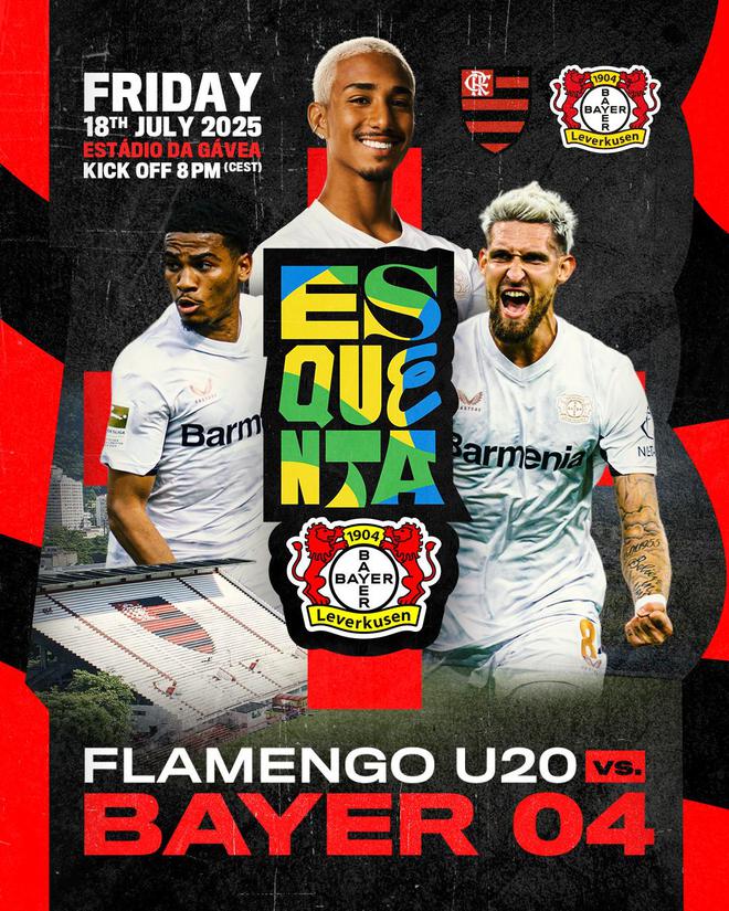 勒沃庫森7月18日對陣弗拉門戈U20季前賽