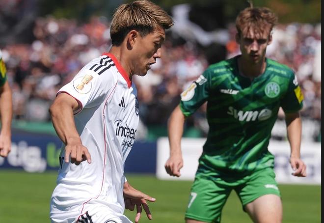 首秀雙響，托普默勒贊堂安律實(shí)力非凡