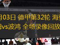 05月03日 德甲第32輪 海登海姆vs波鴻 全場錄像回放